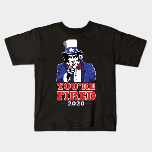 Progressive You're Fired Uncle Sam 2020 Election Kids T-Shirt